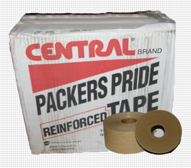 Gum Paper Tape - Water tape or water-activated tape, securely seals parcels, cartons, and boxes. Reinforced gummed paper tape works excellent in carton sealing applications.