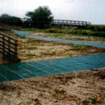 Outdoor walking path Anti-Fatigue floor Mat Installation