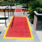 Outdoor Anti-Fatigue Mat Installation